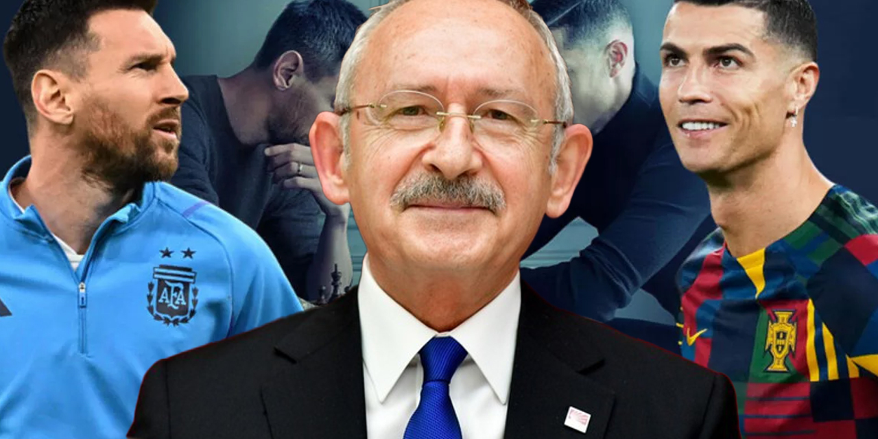 Kemal Kılıçdaroğlu, Ronaldo ve Messi ile aynı karede: "The GOATS"
