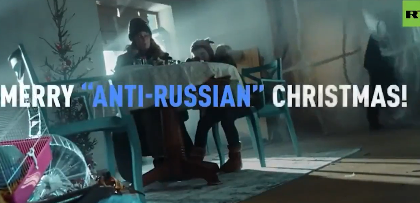 Ruslardan, Batı'yla dalga geçen enerji krizi göndermeli Noel reklamı