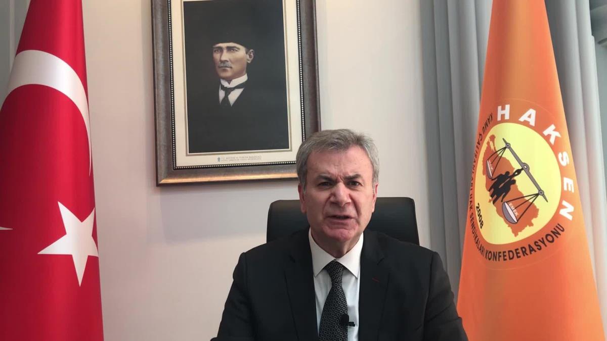 HAKSEN Genel Başkanı Ayhan Çivi: "Kamu çalışanlarının maaş artışı asgari yüzde 100 olmalı"
