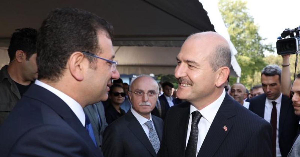 Soylu'dan 'İmamoğlu' iddiası: "İmamoğlu, bizatihi saygılarını sunarak beni aramıştır"