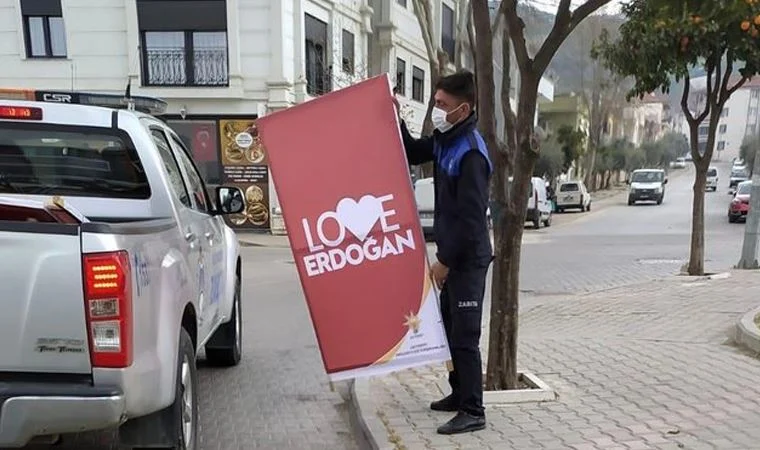 CHP'li Başkan'a "Love Erdoğan" soruşturması