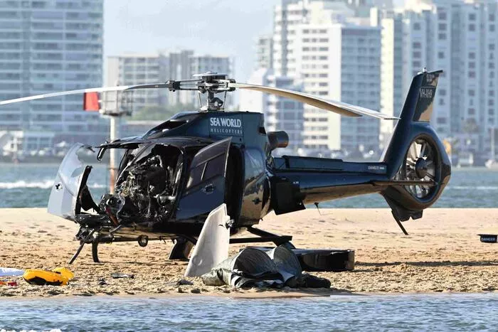 2 helikopter havada çarpıştı!