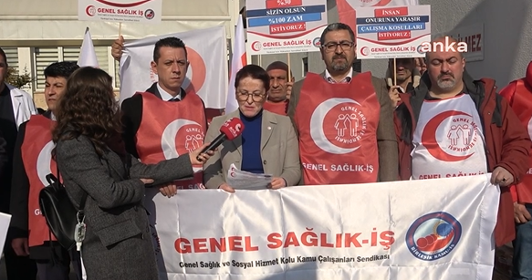 Genel Sağlık İş'ten 'yüzde 30'luk zam' protestosu: "Sadaka niyetine verdiğiniz zammı kabul etmiyoruz"