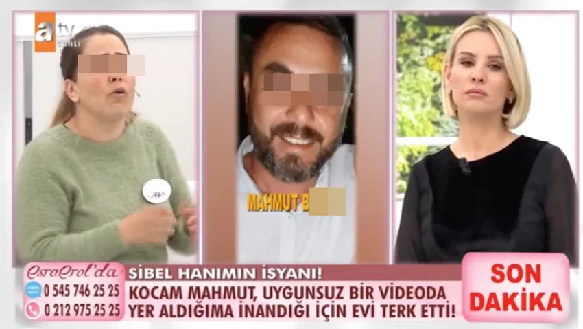Herkesi şoke etti: ''Kocam uygunsuz videodaki kadını ben sandı''