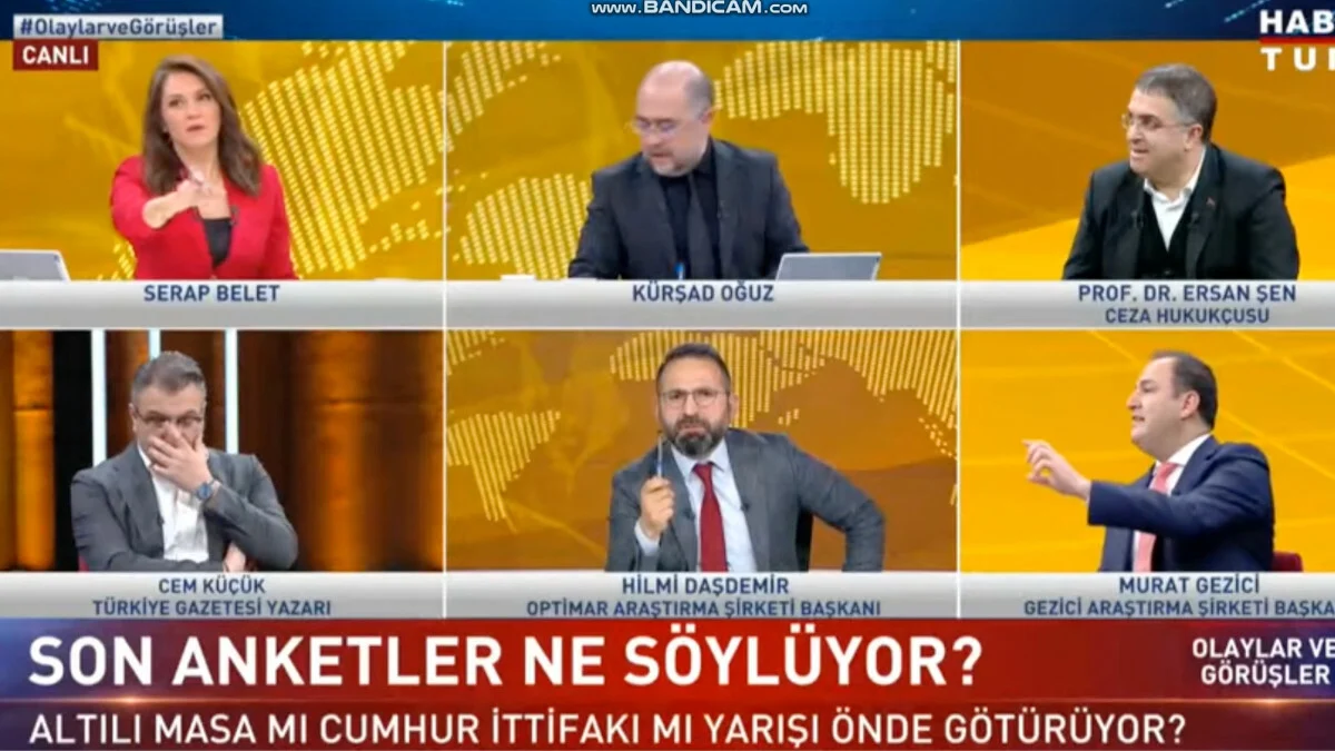 Canlı yayında iki anketçi birbirine girdi! İki isim yayından çıkarıldı