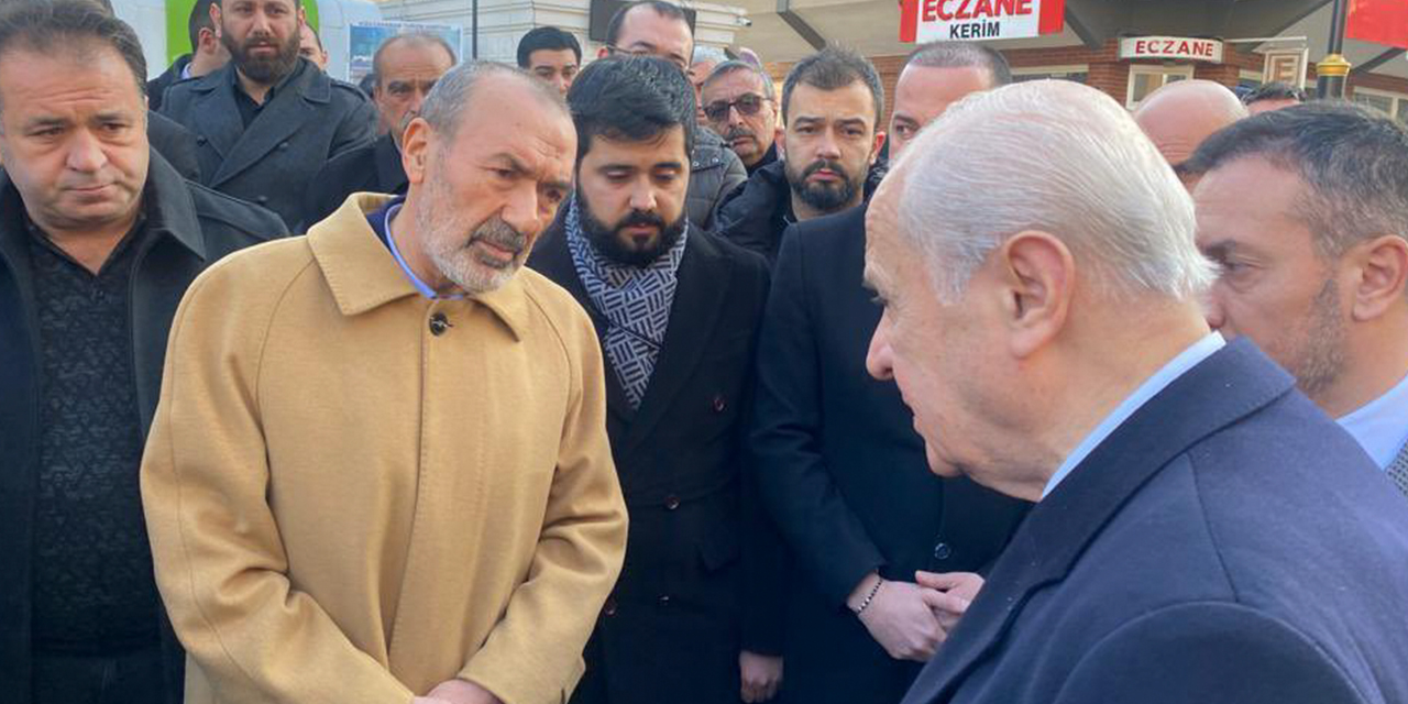 Devlet Bahçeli'den taziye ziyareti! Olcay Kılavuz paylaştı