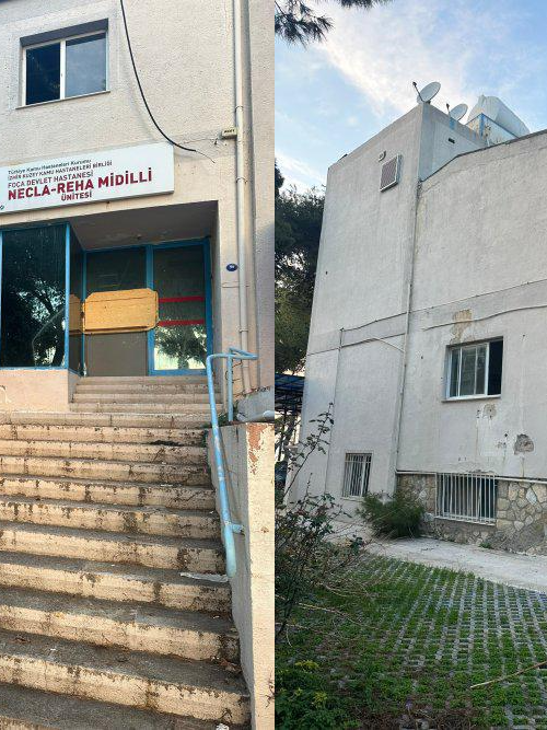 Foça Devlet Hastanesi kaderine terk edildi
