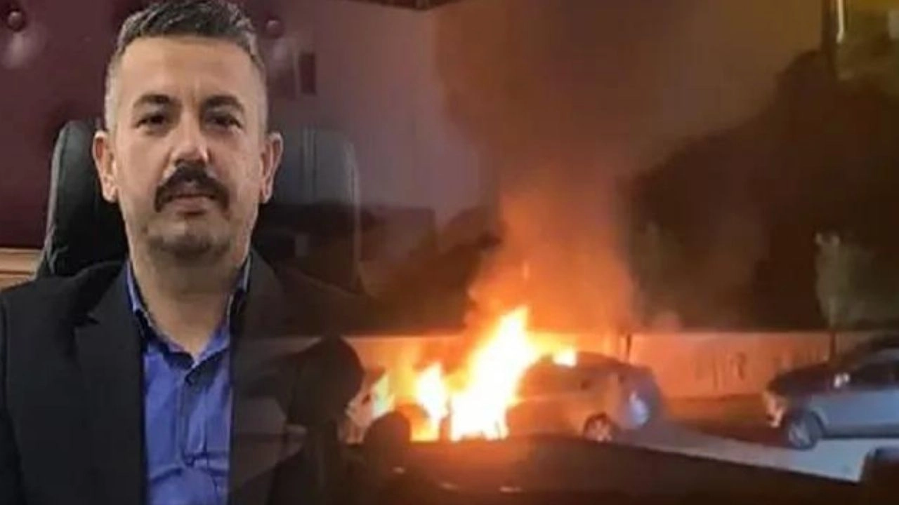 Ülkü Ocakları Başkanı’nın otomobili kundaklandı