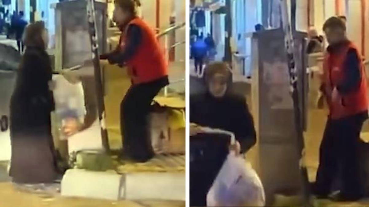 Sözün bittiği yer! Yaşlı kadın tarihi geçmiş ürünleri market çalışanının elinden böyle aldı
