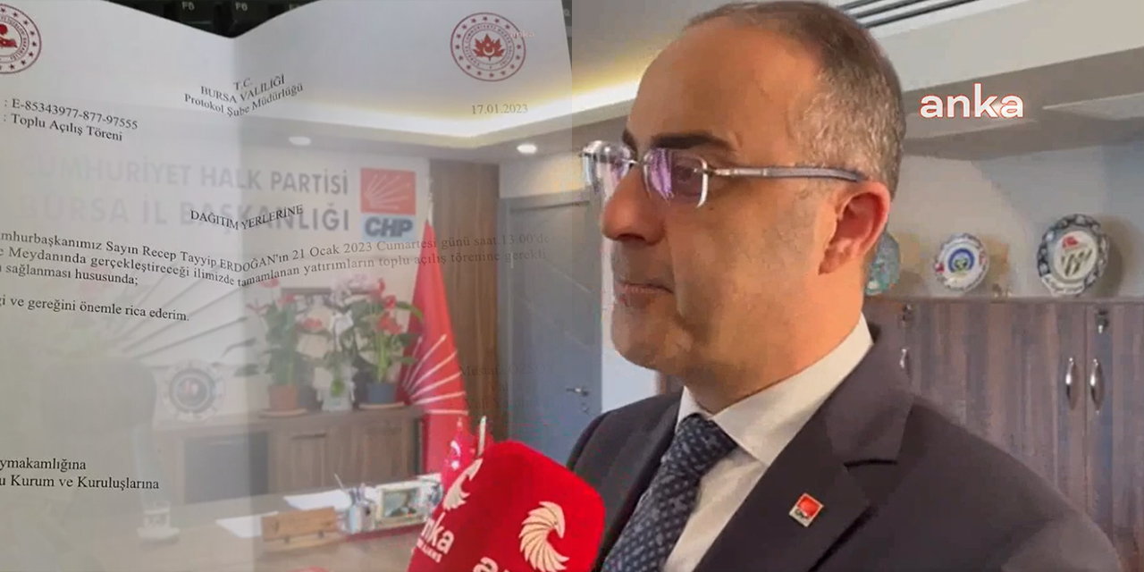 AKP İl Başkanlığı gibi davranan Valiliğe CHP'den tepki