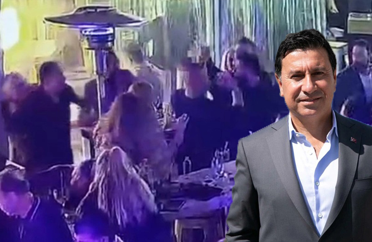 Bodrum Belediye Başkanı Ahmet Aras'a saldırı! O anlar kameraya yansıdı