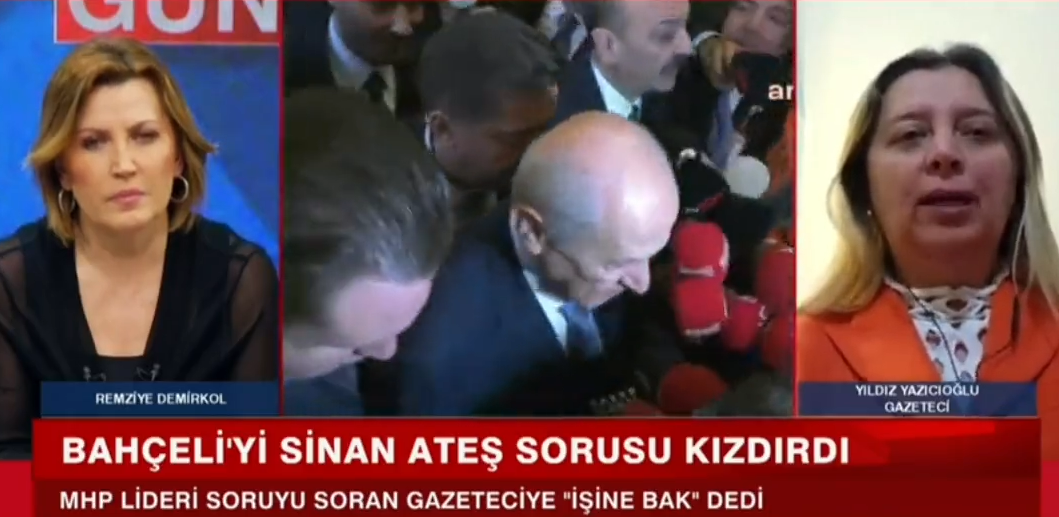 Bahçeli'ye Sinan Ateş sorusunu soran muhabir o anları anlattı