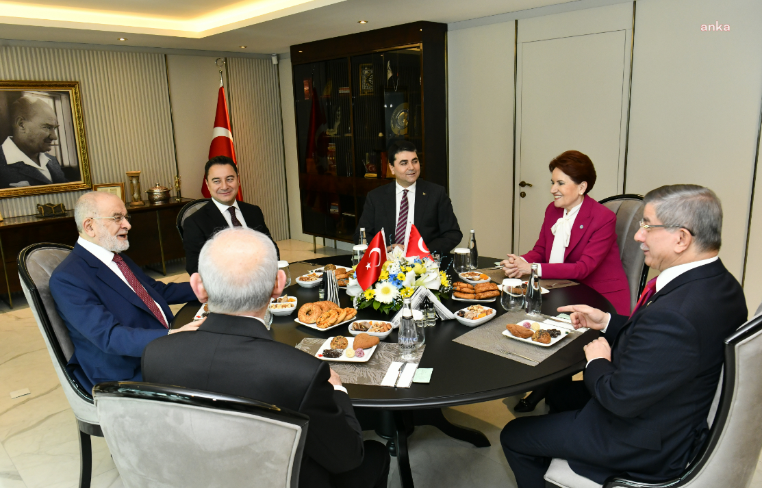 Altılı masa toplantısından ilk görüntü