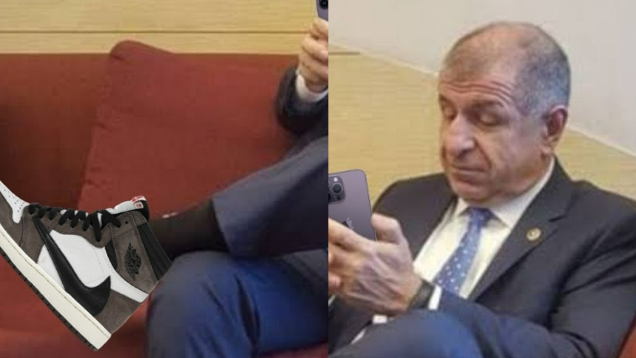 Ümit Özdağ'ın ayakkabısı ve telefonu olay oldu! Kendisiyle ilgili şakayı gerçek sanınca...