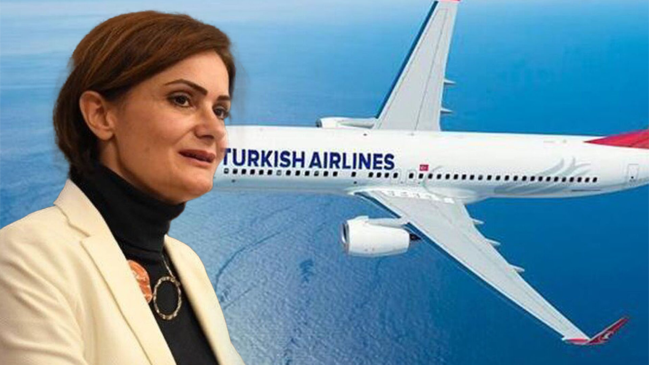 Canan Kaftancıoğlu'nun bulunduğu uçakta panik
