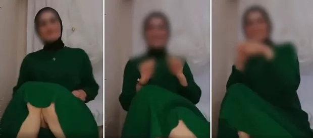 Çocuğunun bulunduğu odada müstehcen video çekip yayınladı
