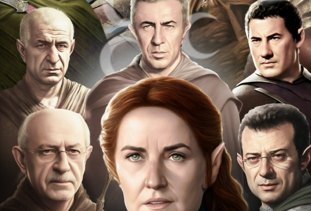 Yüzüklerin Efendisi temalı "Muhalefetin Efendileri" posteri!