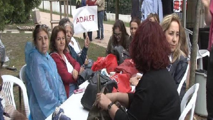 Maçka Parkı'nda 'Adalet nöbeti'nin 5. günü başladı