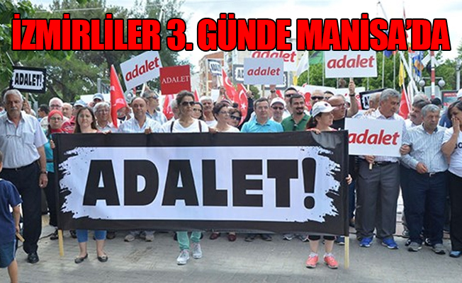 İzmir'in Adalet Yürüyüşü sürüyor