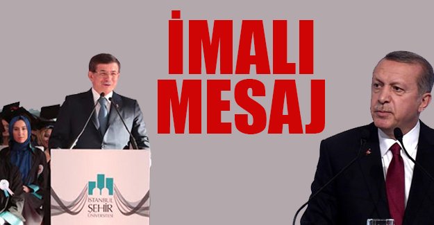 Davutoğlu'ndan imalı mesaj