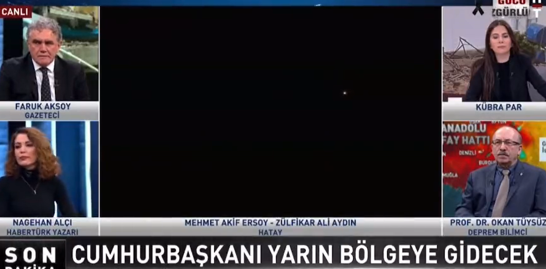 Deprem bölgesi Hatay zifiri karanlığa gömüldü! Canlı yayında gerçek manzarayı gösterdi