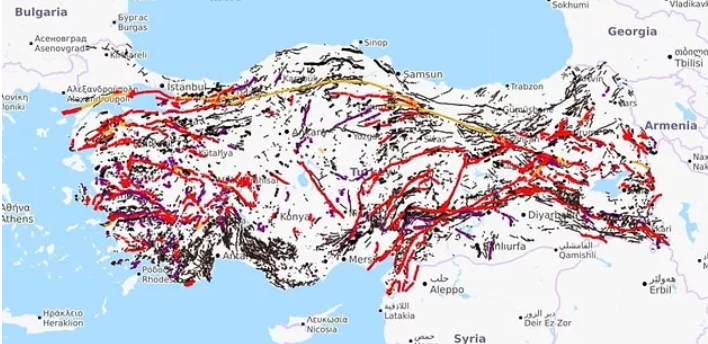 Türkiye'de hangi iller fay hattında? Türkiye'de hangi fay hatları var? İşte Türkiye'deki fay hatları!