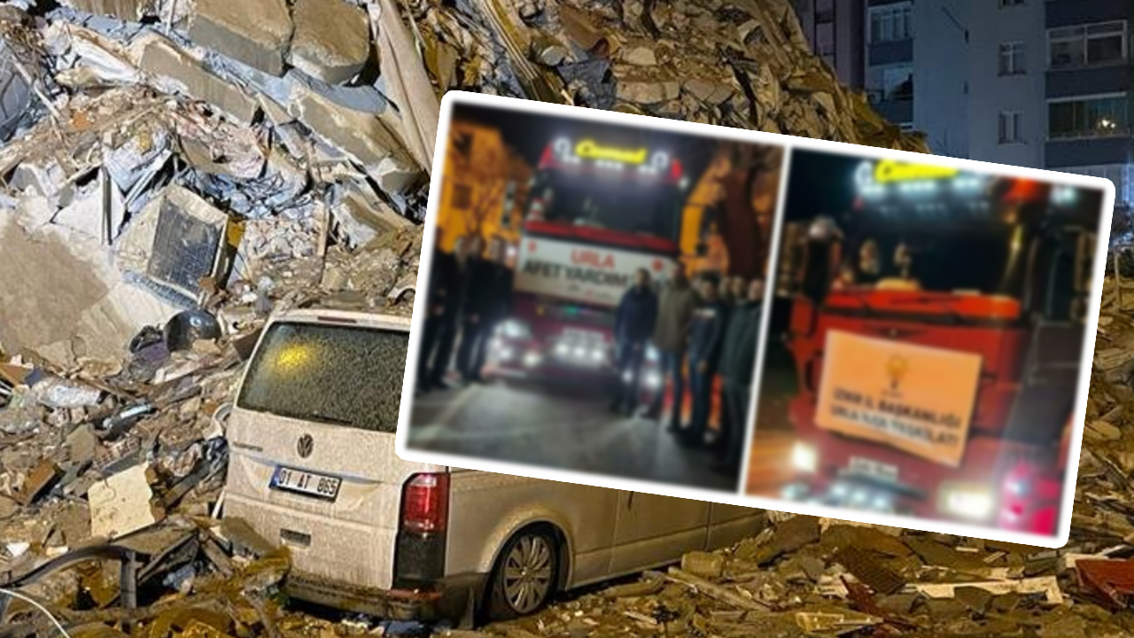 Yok artık! Kaymakamlık pankartını AKP pankartına çevirdiler