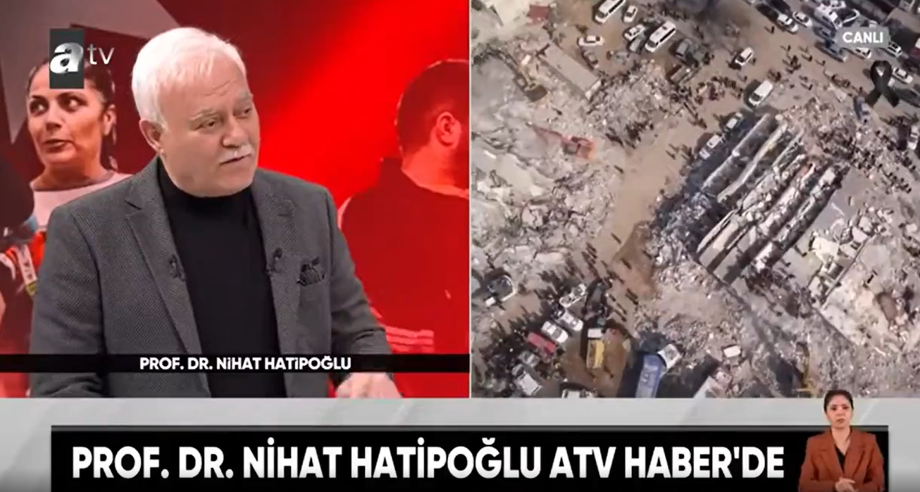 Nihat Hatipoğlu'ndan deprem yorumu: "Kader bu değil, kader tedbir almaktır"