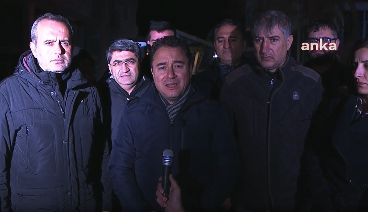 Ali Babacan deprem bölgesinde: "Tablo çok hazin"