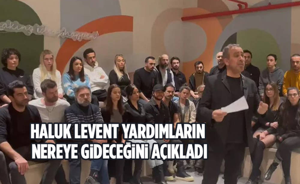 Haluk Levent, AHBAP derneği'nin bütçesini ve yapılacakları açıkladı