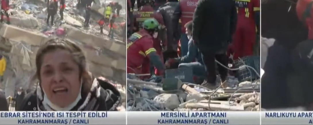 Annesi enkaz altında kalan depremzede canlı yayında isyan etti: "Allah size de yaşatsın!"