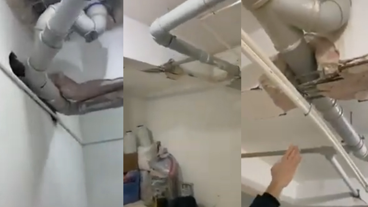 Cahillik mi cinayete teşebbüs mü? Kolonları gider borusu için kırmışlar...