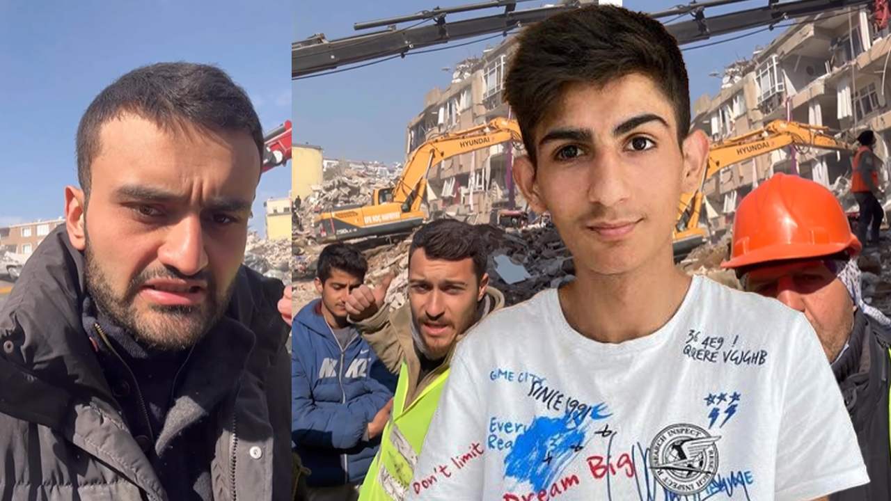 CZN Burak, Taha Duymaz'ın enkazının bulunduğu binadan seslendi