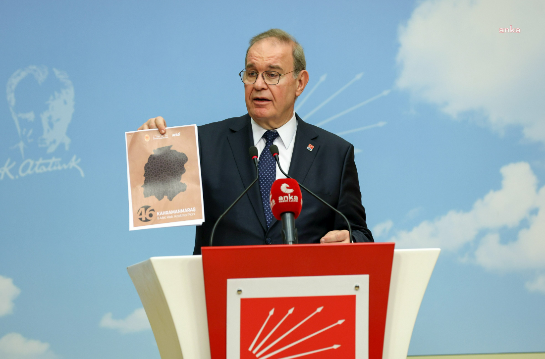 CHP'li Faik Öztrak: "Asrın depremi diyerek, asrın cinayetinin üstünü örtemezler"