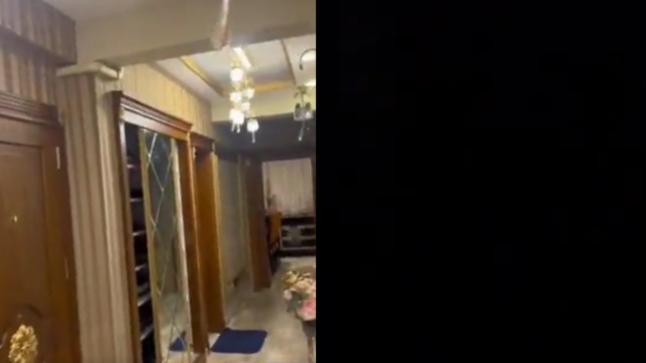Antakya'da bir bina depremde saniyeler içinde böyle çöktü