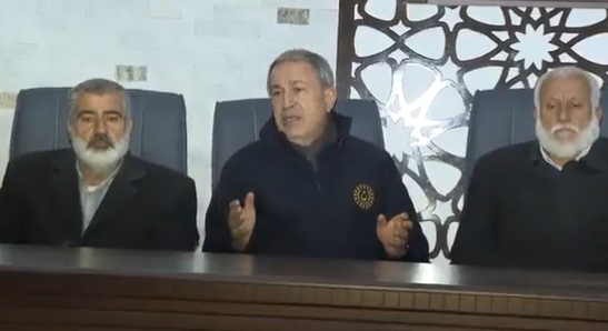 Hulusi Akar'ın yanındakilerin kim olduğu ortaya çıktı