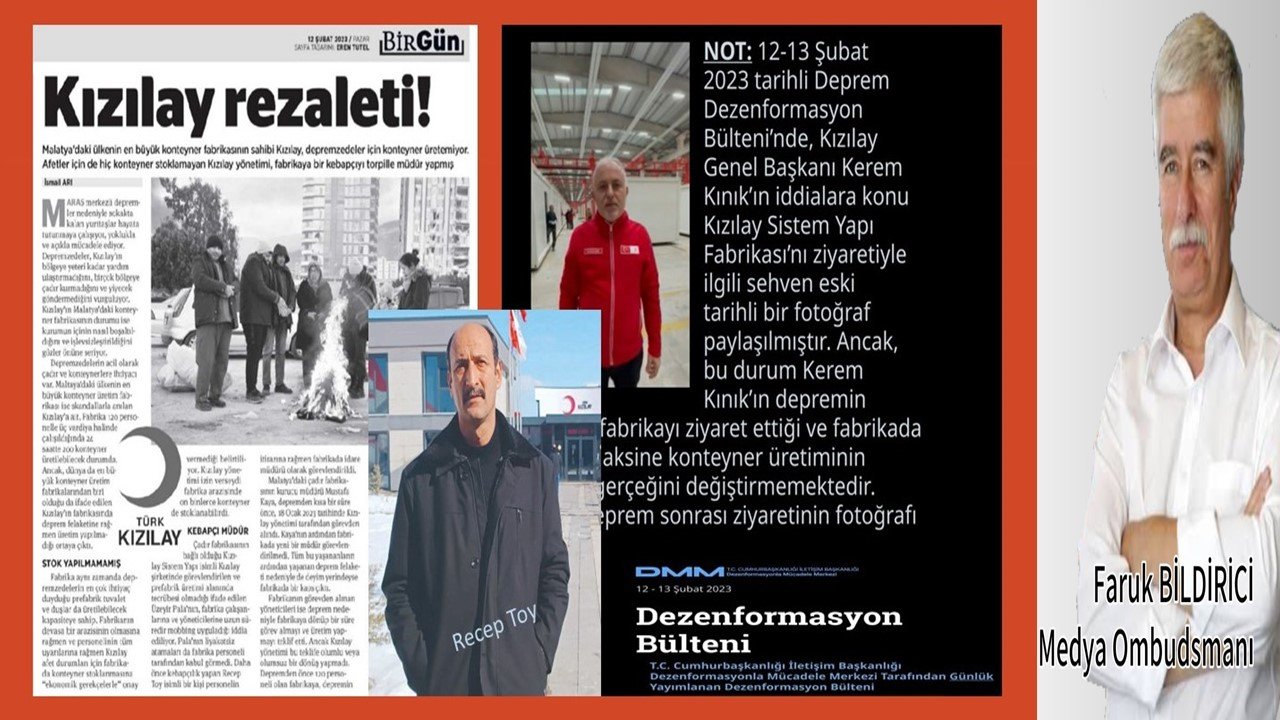 Faruk Bildirici yazdı: Dezenformasyon Bülteni'nde geri adım attılar ama...