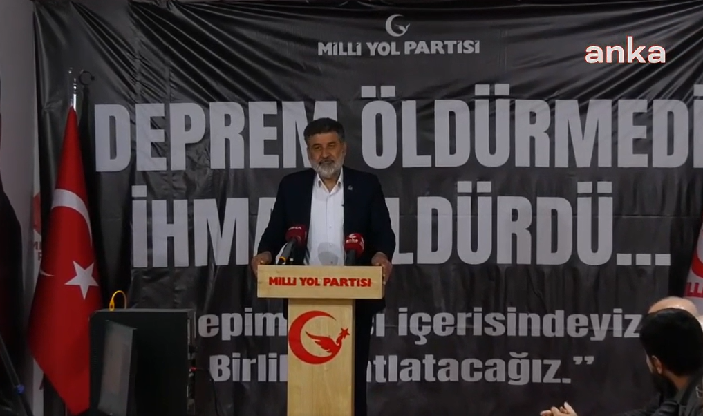 MYP lideri Remzi Çayır'dan deprem tepkisi: "Allah'ı suçlayan geri zekalılar var"