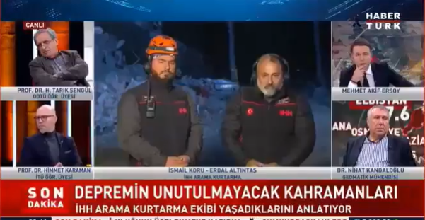 Canlı yayında iktidara yakın kurtarma ekibinden iktidara deprem eleştirisi