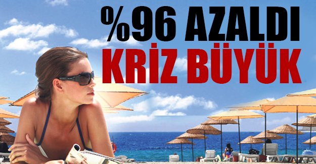 Rus turistteki kayıp yüzde 96'ya ulaştı