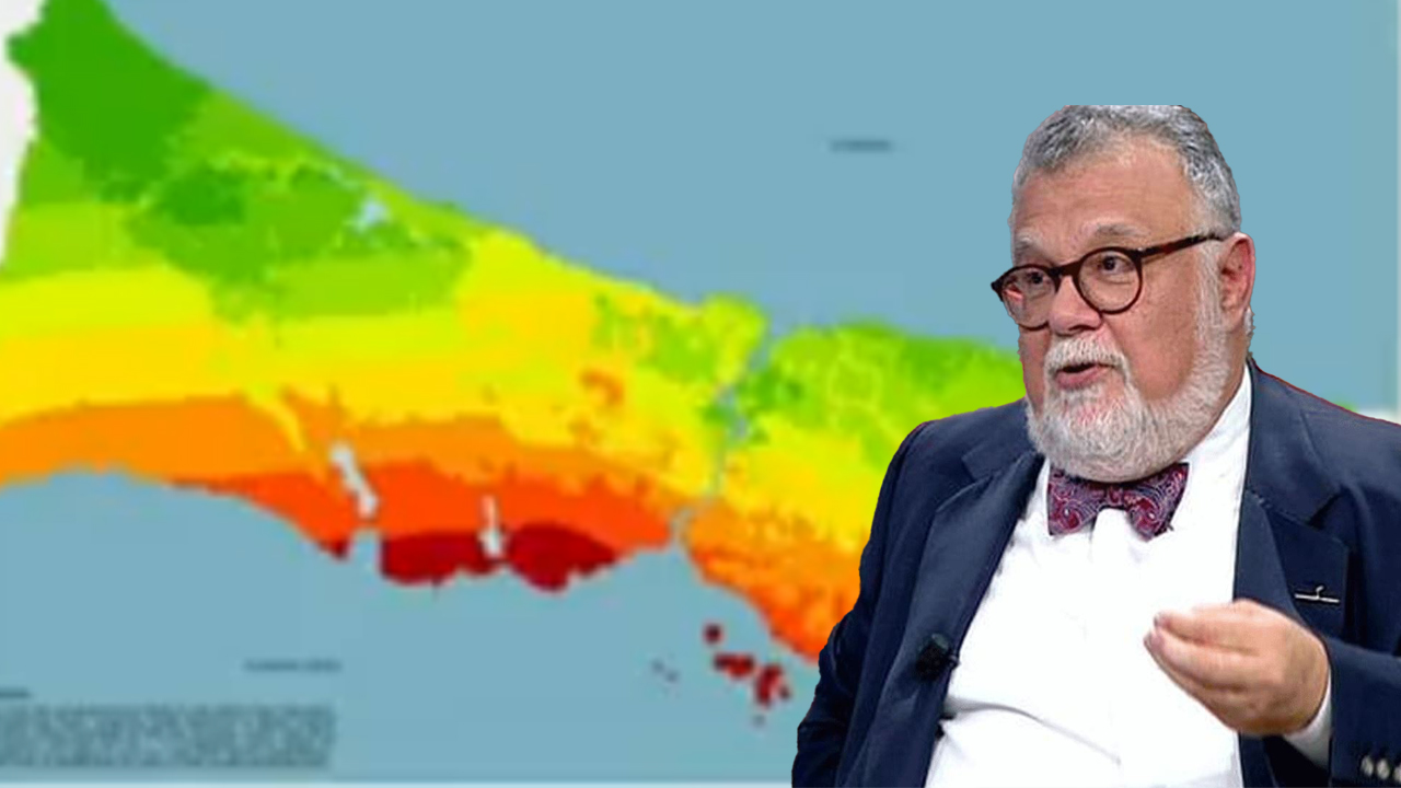 İşte İstanbul'da fay hattına en yakın semtler! Celal Şengör haritada gösterdi