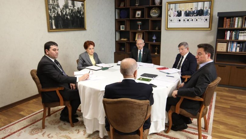 Altılı masa toplantısı sona erdi! İşte toplantıdan çıkan kararlar