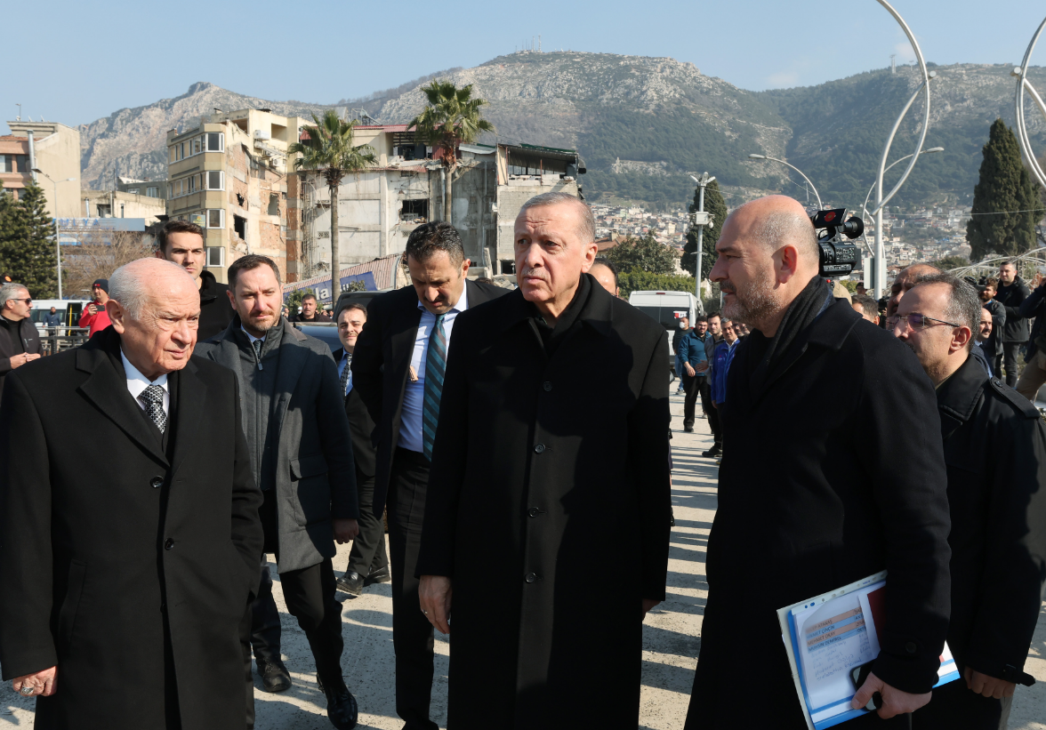 Erdoğan'dan Hatay'da "Atatürk" mesajı: "Devlet Bey ile arabada konuştuk"