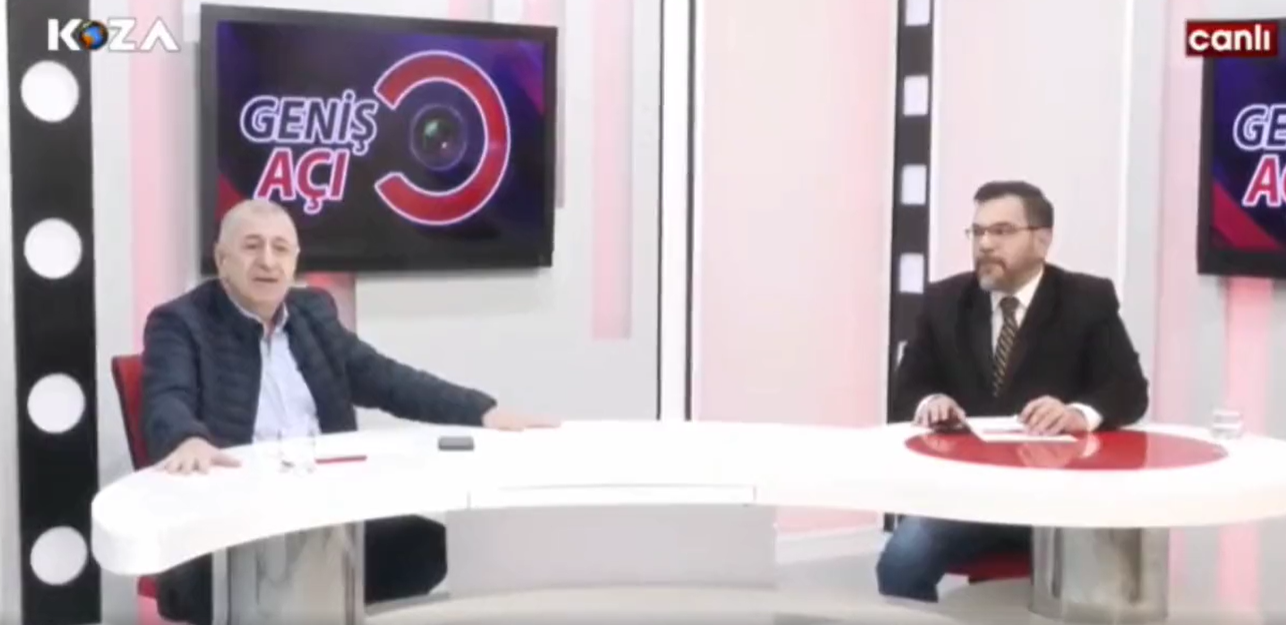 Ümit Özdağ depreme canlı yayında yakalandı