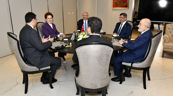 Deprem nedeniyle ertelenmişti! Altılı masa son 3 yıllık anketleri göz önüne alarak aday belirleyecek