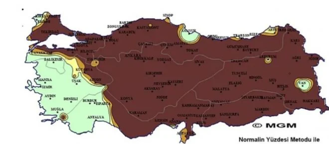 Dikkat çeken harita! "Çok büyük risklerle karşı karşıya"