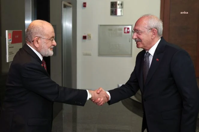 Kılıçdaroğlu, Karamollaoğlu ile görüştü