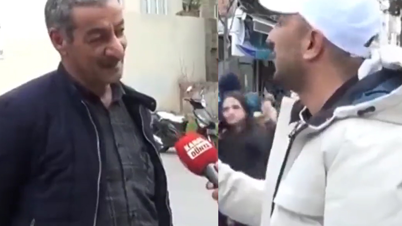 Malatyalı depremzededen sokak röportajında ilginç sözler: "Ben sokakta yatarım, reis Sarayda yaşasın"