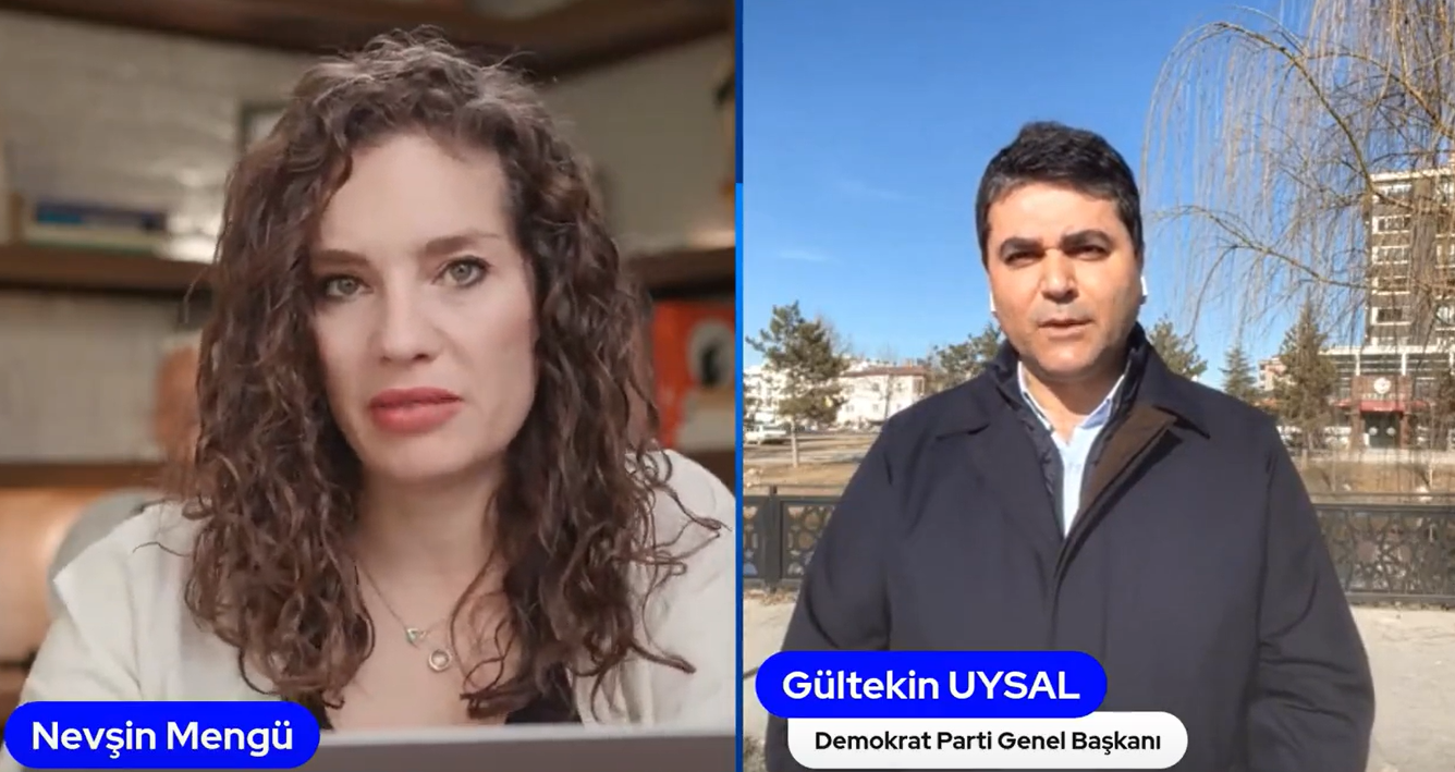 Nevşin Mengü'ye konuşan DP lideri Gültekin Uysal ilk kez istediği adayı açıkladı