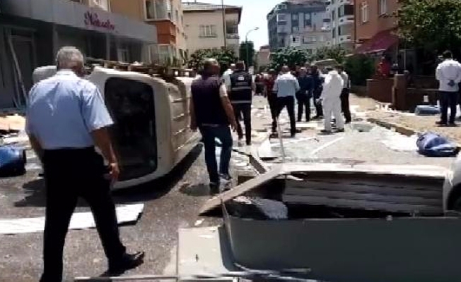 Deterjan üretimi yapan iş yerinde patlama!